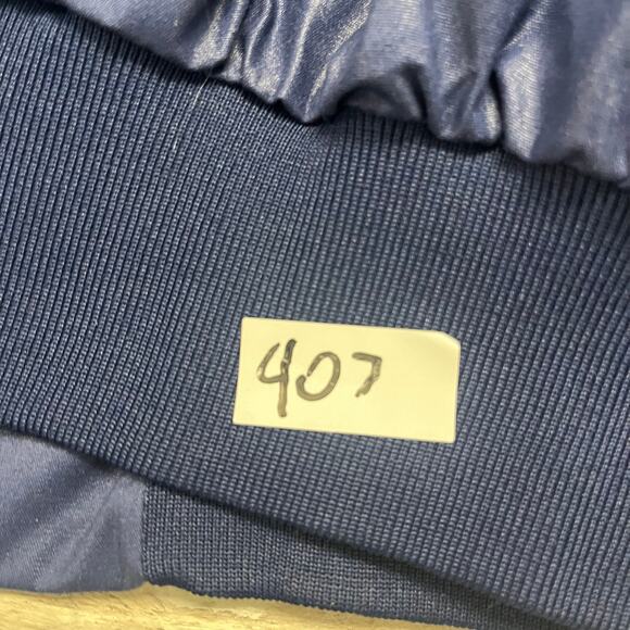 Vintage 80s Blue Mens XL Coca Cola Bomber Employee Windbreaker Jacket Workwear - Picture 7 of 7